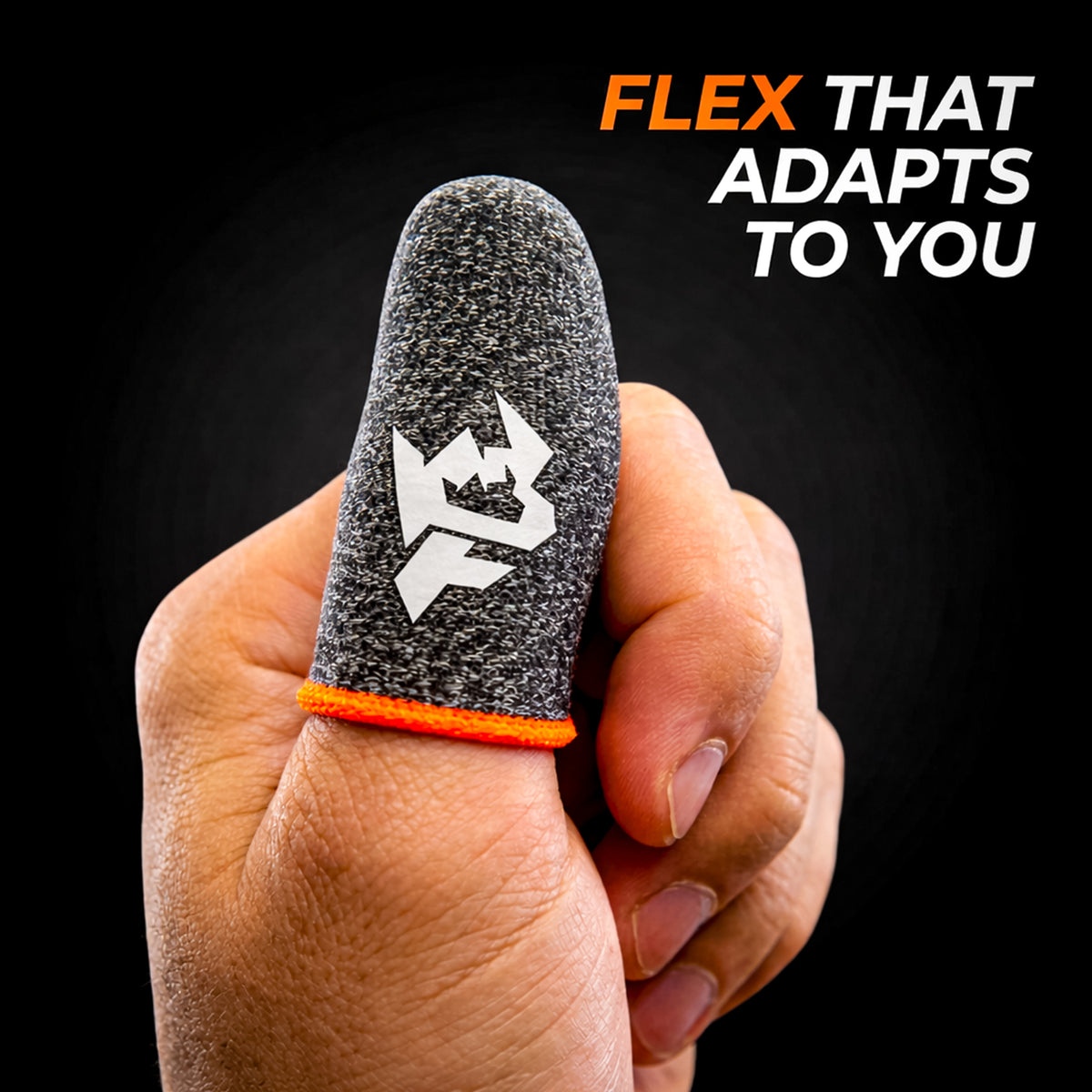 Flick Fire GLIDR V1 Pro Esports Finger Sleeve (2 Pairs / 4 Pieces)
