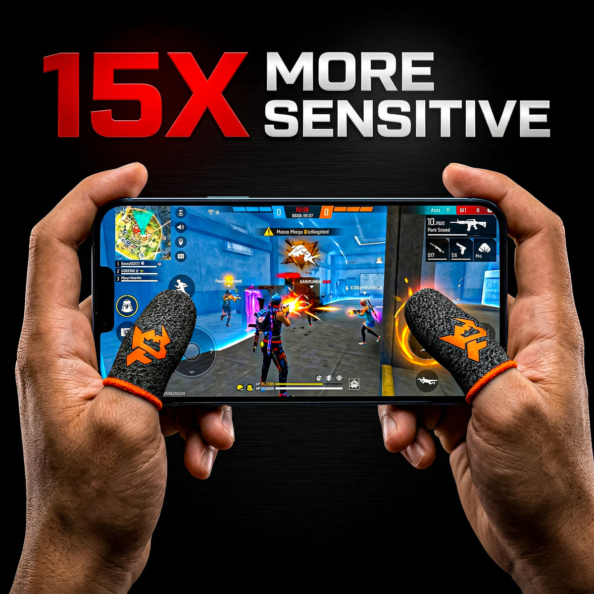 Flick Fire ONYX — Esports Finger Sleeve